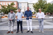 Veselí nad Moravou si dalo k 770 narozeninám dárek: zrekonstruované náměstí Míru v centru města
